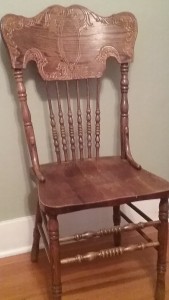 before chair