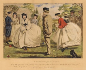 A Nice Game for Two or More by John Leech, 1861