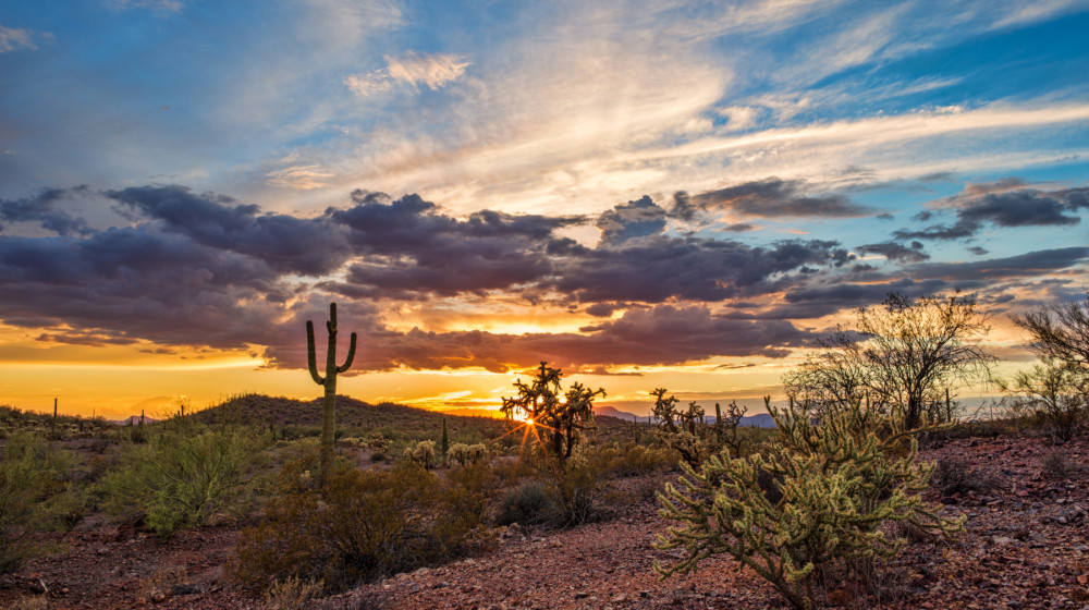 A beautiful Arizona sunset.