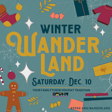 Winter Wanderland image, promoting the event on Saturday, December 10, 2022.