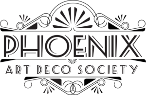 The Phoenix Art Deco Society logo.